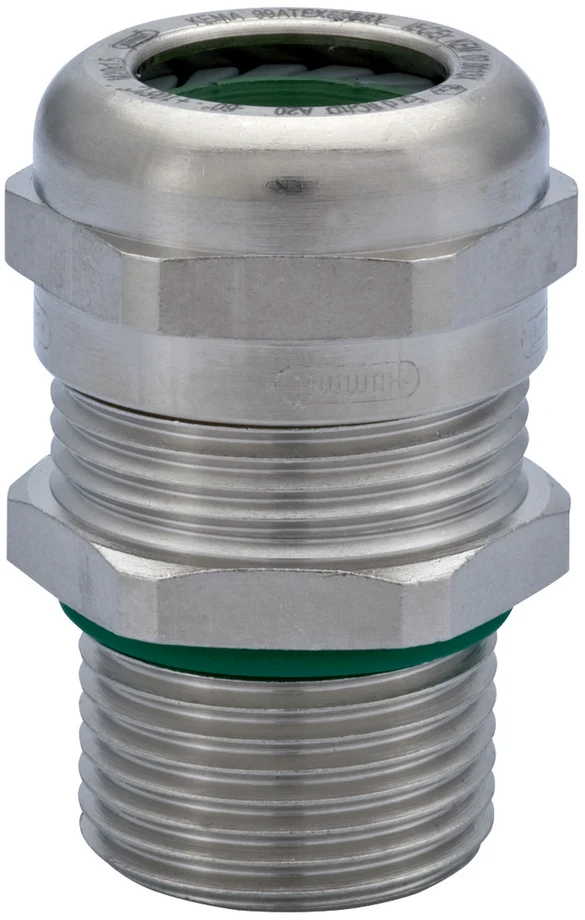Metal hazardous-location cable gland